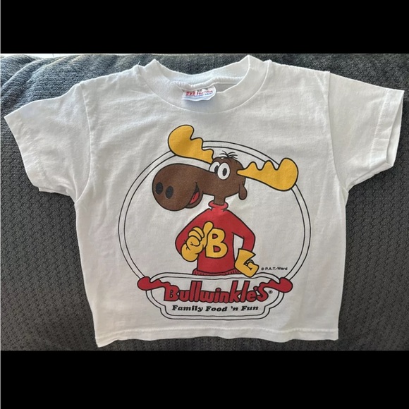 Rare Bullwinkles SIZE XS Shirt Family Food & Fun - USA - Picture 1 of 4